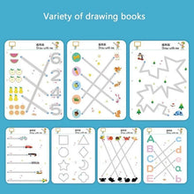 Charger l'image dans la galerie, Cahier d'exercices de traçage de lignes Apprentissage 64 page