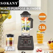 Charger l'image dans la galerie, Robot Blender Sokany| Tout en 1 - Broyeur, Concasseur, Mixeur, Hachoir