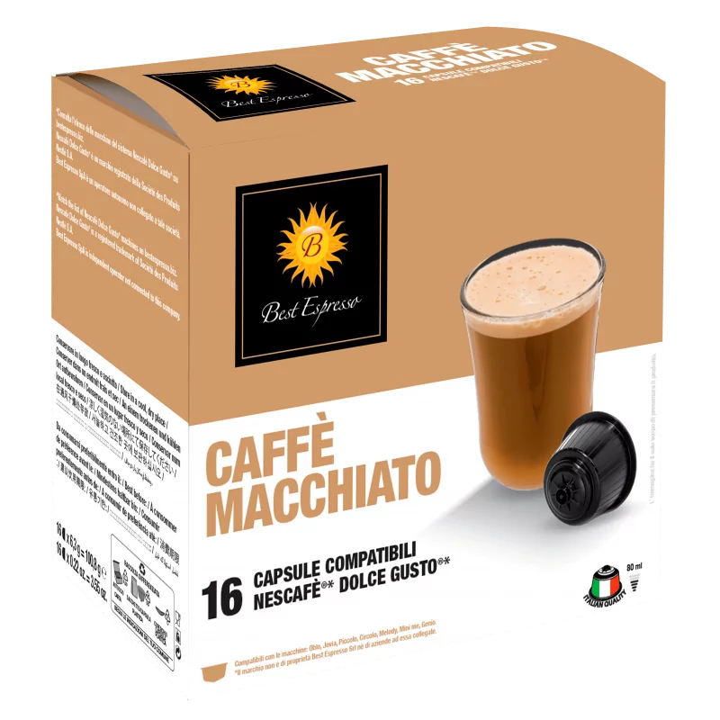 x16 Café Macchiato Compatibles Machine à Café Dolce Gusto® Decosuit