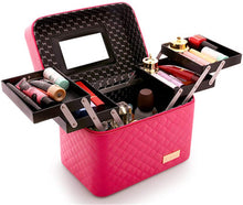 Charger l'image dans la galerie, Trousse de Maquillage de Voyage, Boîte de Maquillage avec Miroir