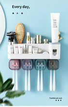 Charger l'image dans la galerie, Support de rangement salle de bain, rangement multifonction