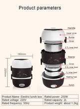 Charger l'image dans la galerie, Appetif- Lunch Box Chauffante - 3 Assiettes pour un deujener complet