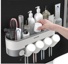 Charger l'image dans la galerie, Support de rangement salle de bain, rangement multifonction