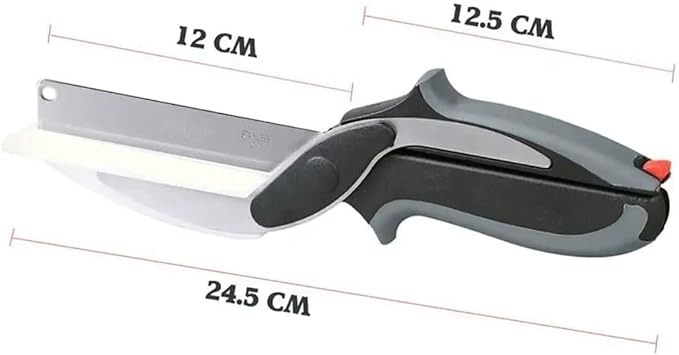 Couteau ciseaux de cuisine 2 en 1
