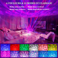 Charger l&#39;image dans la galerie, Projecteur Ciel Etoile Galaxie,avec 13 Lumières Douces + 5 Luminosités, Lampe Projecteur Galaxie pour Decoration pour Chambre/Idee Cadeau Noel
