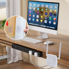 Charger l&#39;image dans la galerie, 10 Paires Crochets multifonctionnels double face - crochets autocollants transparents
