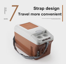 Charger l&#39;image dans la galerie, Mini-réfrigérateur portable Cutogain pour voiture - Contenant gardant au frais ou au chaud - 15L - 12 V CC - Thermos électrique refroidisseur ou chauffant
