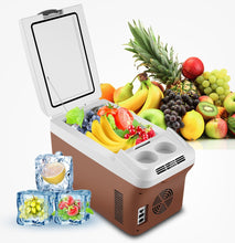 Charger l&#39;image dans la galerie, Mini-réfrigérateur portable Cutogain pour voiture - Contenant gardant au frais ou au chaud - 15L - 12 V CC - Thermos électrique refroidisseur ou chauffant
