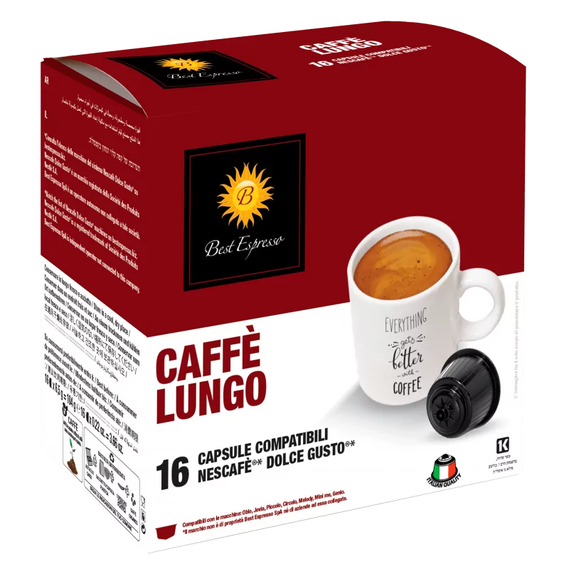 x16 Café Long Lungo Compatibles Machine à Café Dolce Gusto®