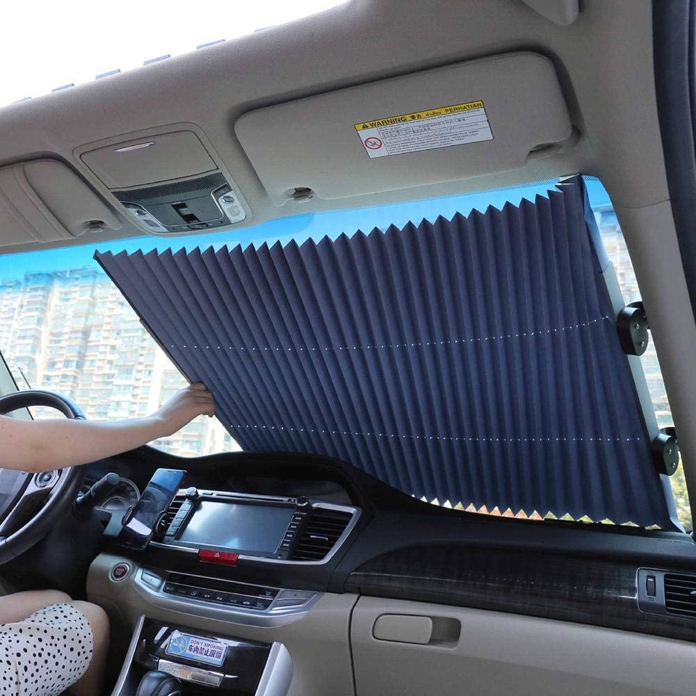 Pare-Soleil Pliant Automatique pour Pare-Brise de Voiture  65cm
