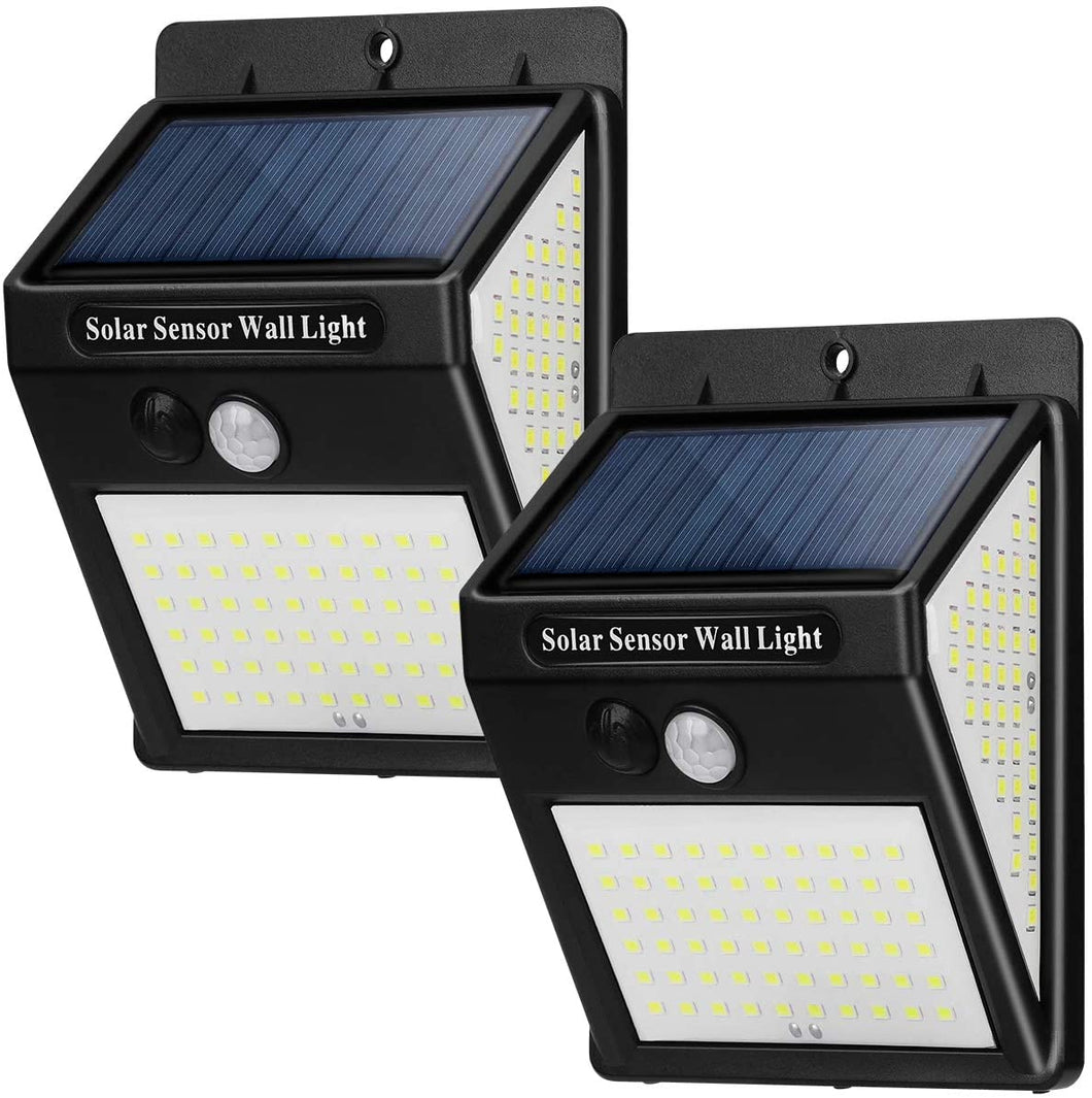 Lumière Solaire Etanche IP65 avec Détecteur de Mouvement, 3 Modes