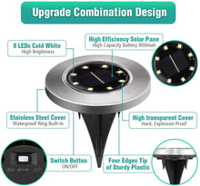 Charger l&#39;image dans la galerie, Etanche IP65 Lampe Solaire Spot Encastrable
