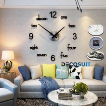 Charger l&#39;image dans la galerie, 3D Horloge Murale sans cadre (EN M2)

