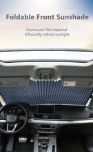 Charger l&#39;image dans la galerie, Pare-Soleil Pliant Automatique pour Pare-Brise de Voiture  65cm
