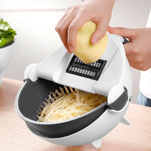 Charger l&#39;image dans la galerie, Trancheuse À Légumes Multifonctions 9 en 1 |Porte- Drainage De La Cuisine, Râpe pour Cuisine Spiraliseur De Légumes
