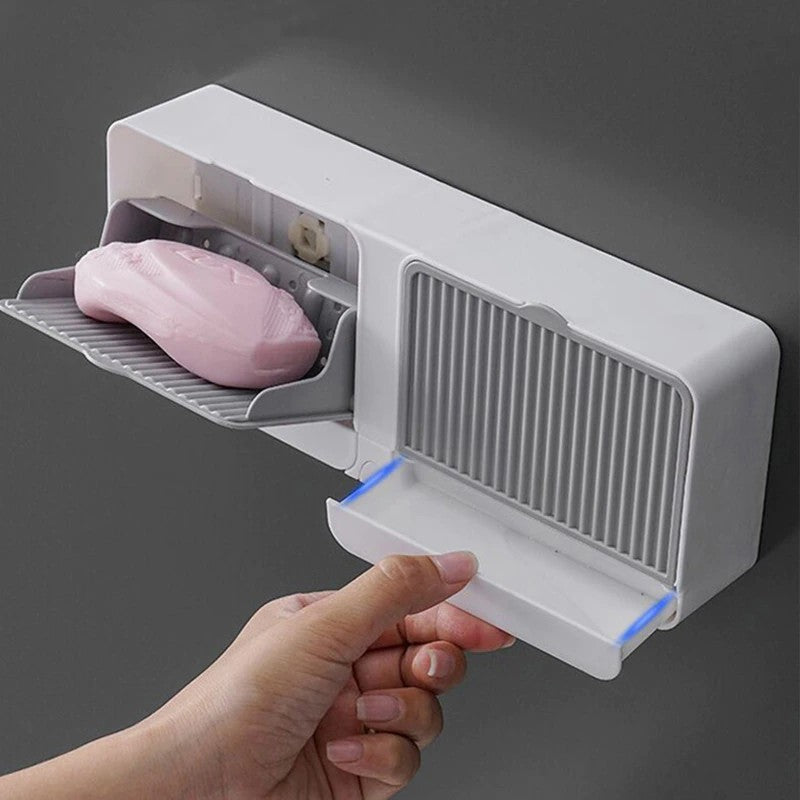 Porte savon cuisine ou salle de bain, fixation autocollant