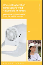 Charger l&#39;image dans la galerie, Casquette fashion avec ventilateur intégré
