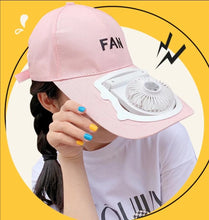 Charger l&#39;image dans la galerie, Casquette fashion avec ventilateur intégré
