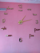 Charger l&#39;image dans la galerie, 3D Horloge Murale sans cadre (EN M2)
